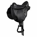 EQUIGEAR Classic Quality New Bareback Synthetic English Treeless Horse Saddle Tack Size 14' inches - 18' inches Seat Available DK-2234 (17')