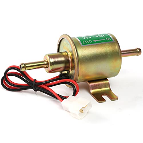 Pompe à carburant électrique gén érale 12V basse pression 4 - 7 PSI pompe à carburant hep - 02a pompe à carburant diesel léger en ligne pour camions, bateaux et groupes électrogènes compatible Ford Ho Cover
