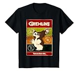 Kids Gremlins Gizmo Paneled Three Rules Poster T-Shirt
