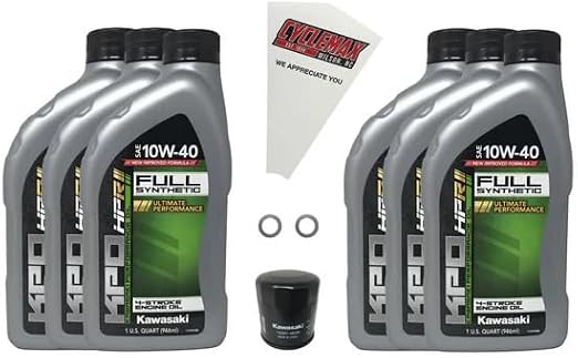 Cyclemax Oil Change Kit for 2011-2023 Kawasaki Vulcan 1700 Vaquero