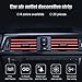LNCHYFPL 20 Pieces Universal Car Auto Air Conditioner Vent Outlet Trim Strip, Waterproof Flexible Shiny Auto Car Vent Interior Accessories for All Air Vent Outlet (20PCS - Red)