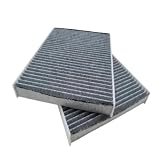 2533C-2 64119163329 Cabin Air Filter Set Compatible For BMW F10 F11 F18 535i 528i 650i 640i M6