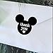 Mickey Minnie Mouse Thank You Stickers 2.25 x 2 Inch - 520 Mickey Mouse Ears Stickers Thank You Labels for Birthday Baby Shower Party Thank You Cards Envelope Seals Labels & Maling Supplies