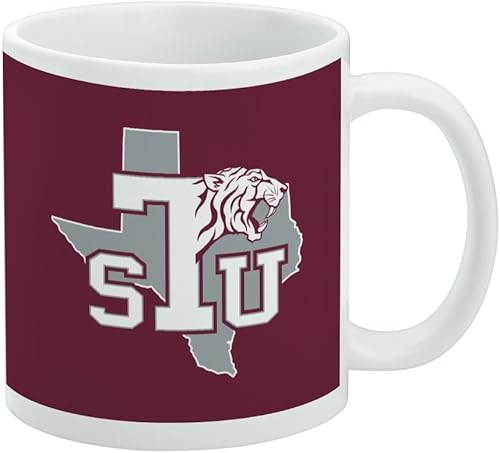 Vista 81 de Taza de cerámica con el logotipo principal de la Universidad de St. John, taza de regalo novedosa para café, té y bebidas calientes, 11oz, blanca