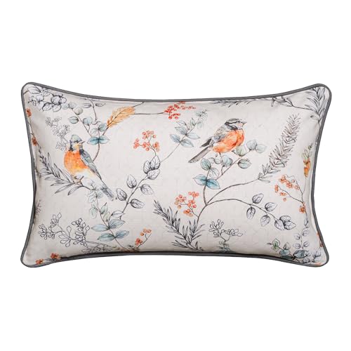 Maison d' Hermine Throw Pillow Covers 100% Cotton (12" x 20" - Pack of 1)