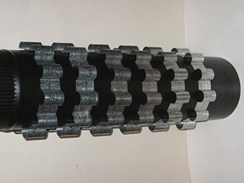 6 Heat Reclaim Radiators For Six Inch Dia. Wood Stove Pipe. Flue Stack Exchanger #TOP2