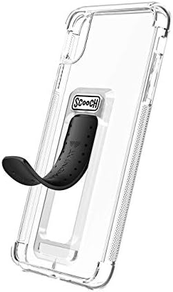 Scooch Wingman Kickstand Case for iPhone XR Case [10 ft Drop Protection] [Two-Way Stand] Protective Phone Cover, Compatible with Magnetic Car Mounts (Clear)