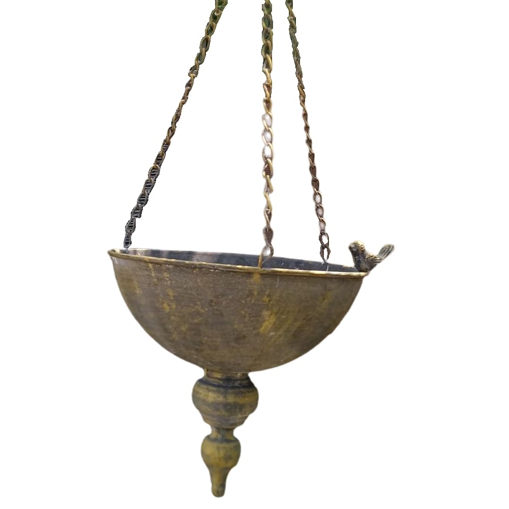CTRLZS Hanging Basket Flower Pots, Outdoor Courtyard Corridor Garden Plant Decoration, Hanging Flower Pots As Shown