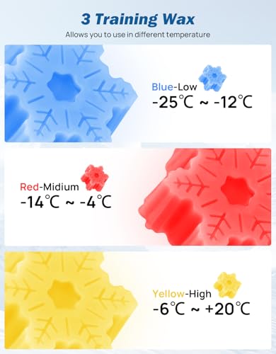 image for JOYTUTUS Professional Ski Snowboard Tuning Kit, Complete Ski Snowboard