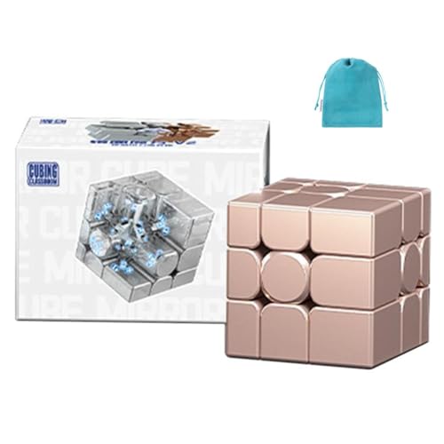 MoYu Mirror Cube V2�y�|�[�`�t��/���K�i�z�~���[�L���[�u (Ball Core Magnetic Version Rose gold)