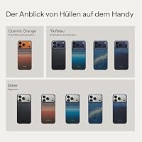 pitaka Ultradünne Hülle für iPhone 17 Pro aus Aramidfaser Schwarz/Grau – Ansicht 5