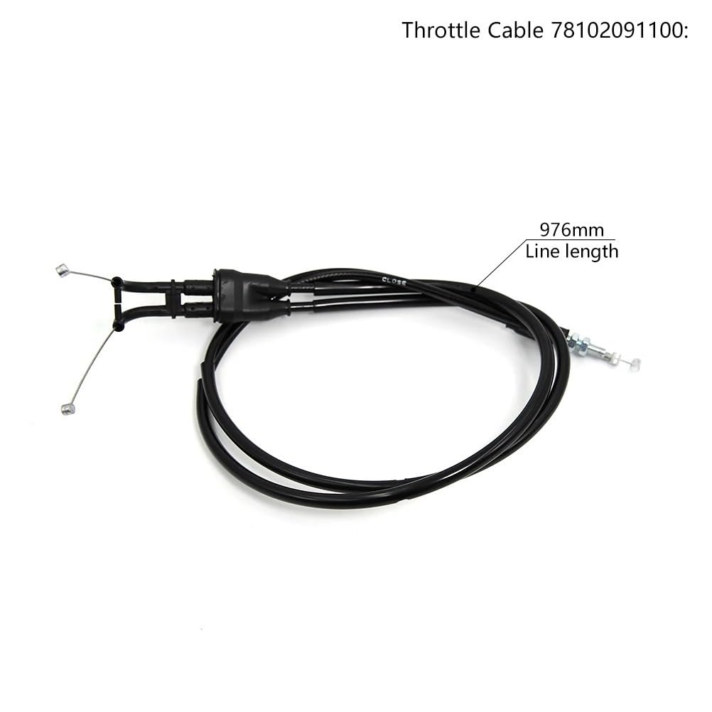 Cavo Acceleratore Adatto per Husq&varna 13-18 Cavi acceleratore linea SXF XCF XCW XCFW FC FE FX FS Cavo di controllo dell'acceleratore Cavi acceleratore per moto(78102091100)