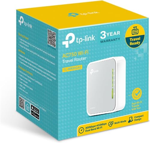 Tp-Link TL-WR902AC Support Multiple Modes, Wifi Router/Hotspot/Bridge/Range Extender/Access Point/Client Modes thumb #2