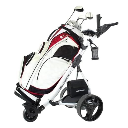 Promaster Plus Electric Golf Trolley Digital Folding Cart Lightweight Power 36 Hole Lead Acid or Lithium Battery (Lithium Battery)