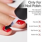 Gellen Gel Nail Polish Remover - 2Pcs Gel Polish Remover for Nails with Cuticle Pusher and Cuticle Oil, Quick & Easy Gel Nail Polish Removal in 2-5 Minutes, No Need Soaking or Wrapping 15ml 0.5fl.oz - Image 5