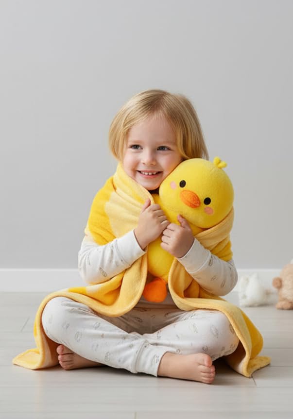 Butterthief Baby Blanket - Soft Duck Print -4