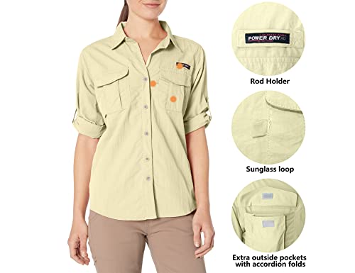 Little Donkey Andy Heren UPF 50 UV-bescherming Shirt Ultra Ademend Sneldrogend Shirt met lange mouwen, Kaki, XXL Little Donkey Andy Heren UPF 50 UV-bescherming Shirt Ultra Ademend Sneldrogend Shirt met lange mouwen, Kaki, XXL
