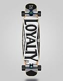  Loyalty Skate Skateboard Longboard Complete Mix Bamboo 46x9 Label Black