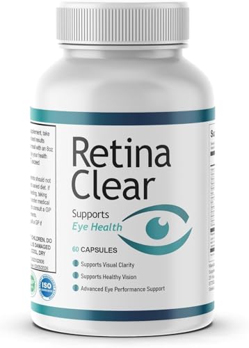 Retina Clear 60 Capsules | Advanced Eye Health & Vision Support with Maca Green Tea Bitter Melon | Supports Visual Clarity & Eye Performance | UK-Made Supplement