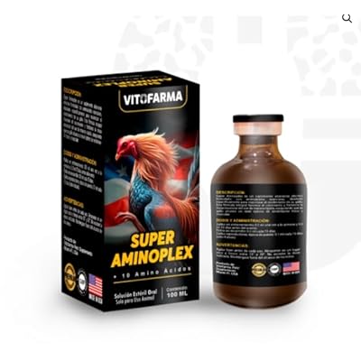 Super Aminoplex Rooster Supplement By VITOFARMA - 100 Amino Acid Tablets For Poultry Health & Vitality 9 thumbnail image