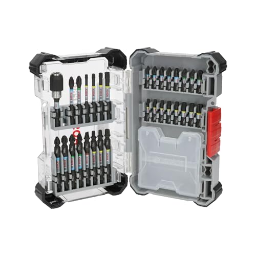 Bosch Professional 31 unidades Set de puntas de atornillar (Impact Control, Pick and Click, Accesorios Atornilladores de Impacto)