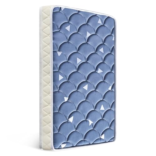 LILYVIBEBEARHAPPY Mini Crib Mattress Hypoallergenic Portable