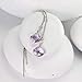 Sterling Silver Amethyst Pull Through Earrings; Genuine Gemstone Threader Dangles Handmade by Lotus Stone Jewelry (Amethyst, sterling-silver)