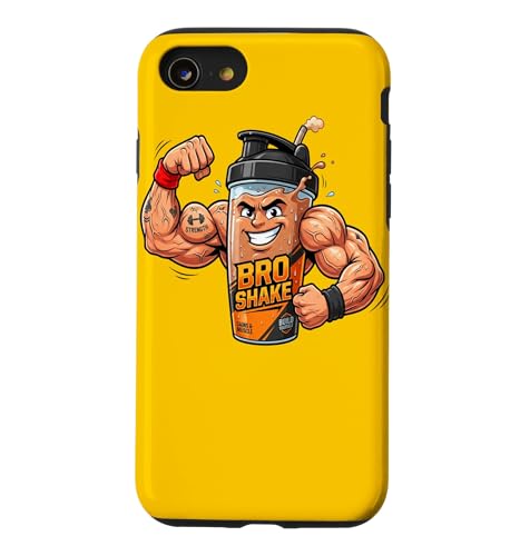 Bro Shake Funny Protein���S�B �X�}�z�P�[�X iPhone SE (2020) / 7 / 8 �p