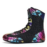 Cómodos y duraderos: nuestras zapatillas de deporte de boxeo mantienen los pies que se sienten frescos y transpirables, al tiempo que proporcionan durabilidad.