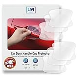 6 Pack Door Handle Cup Protector Made with Paint Protection Film Car Accessories Car Cover Clear Film | Self-Healing Decal Anti Scratch Guard | Universal Fit Vehicles, SUV, Truck Upromax