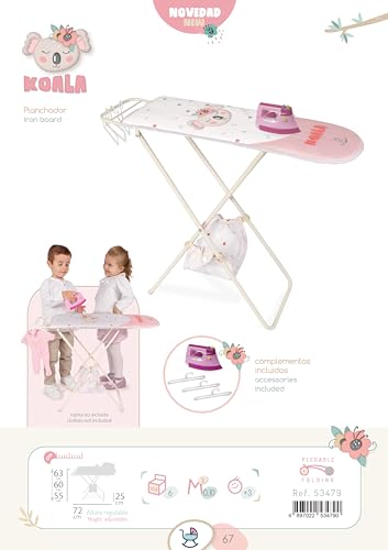 Asse Da Stiro Pieghevole Koala Con Accessori Decuevas 53479 - 7
