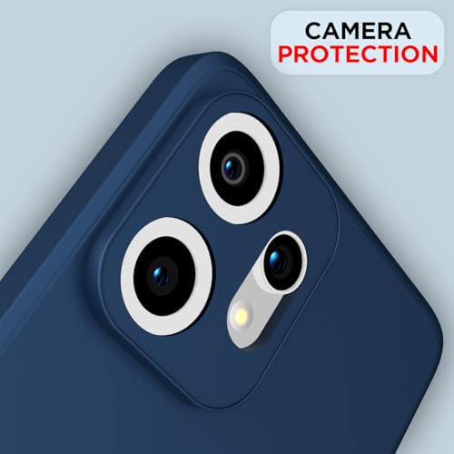 Image of Outlouders Back Cover for CMF by Nothing Phone 2 Pro 5G | Camera Protection | Durable Soft Matte Silicone Bumper Case (Blue)