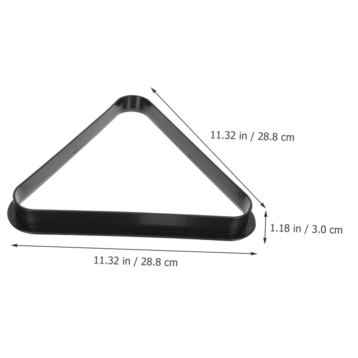 BESTonZON 2-Piece Mini Pool Table Triangle Rack Billiard Ball Holders for Boys and Girls