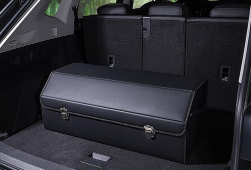 適用 新型 日産 ノート オーラ FE13 / SFNE13型 2021.8~現行 車用収納トランク 折り畳み式 滑り止め付 持ち手 車載トランク 専用 小物収納 車用収納ボック 車用 収納ケース 耐摩耗性強 車 トランク 収納ケース 大容量 蓋付き 仕切