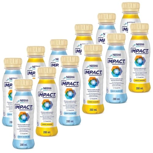 Impact Imunonutrição, Suplemento Impact, Kit com 12, 6 de cada sa...