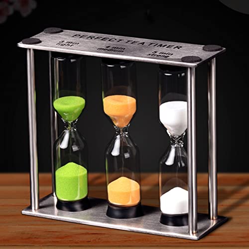 Tuzsocr Bunter Sanduhr Timer 3 in 1, 3/4/5 Minuten Teeuhr...