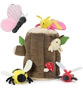 MaoGoLan 6pcs Flying Insect Plush Toys Set with Plush Bee Moth Butterfly Dragonfly, Flying Insect...