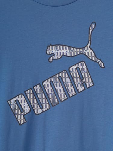 Puma Boys' Long Sleeve Graphic Tee, Logo Designs, Crewneck3