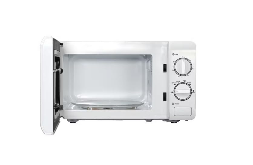 aro Microwave MW10720, steel SPCC, 20 L, 700 W, 5 programs, timer function, turntable : 25.5 cm, white (MW10720G