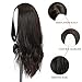 Esmee Long Wavy Dark Brown Wigs for Women Natural Synthetic Hair Heat Resistant Wigs for Daily Party Cosplay Wear-24 Inches