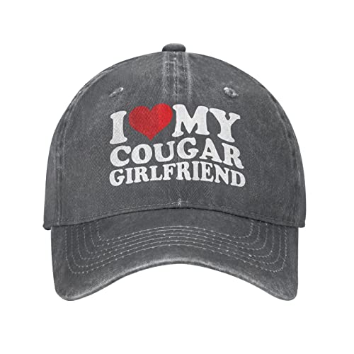 FJQWKLF Gorra I Love My GF para Hombre, Gorra de papá, Gorra de Moda