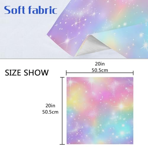 Servilletas de Tela Multicolor Set 6 20 x 20 pulgadas miniatura 6