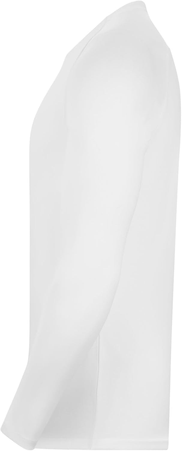 Nike Park First Layer Top: Pull Homme L Blanc/Gris - Confort Dri-FIT et Mobilité Optimale - Image détaillée