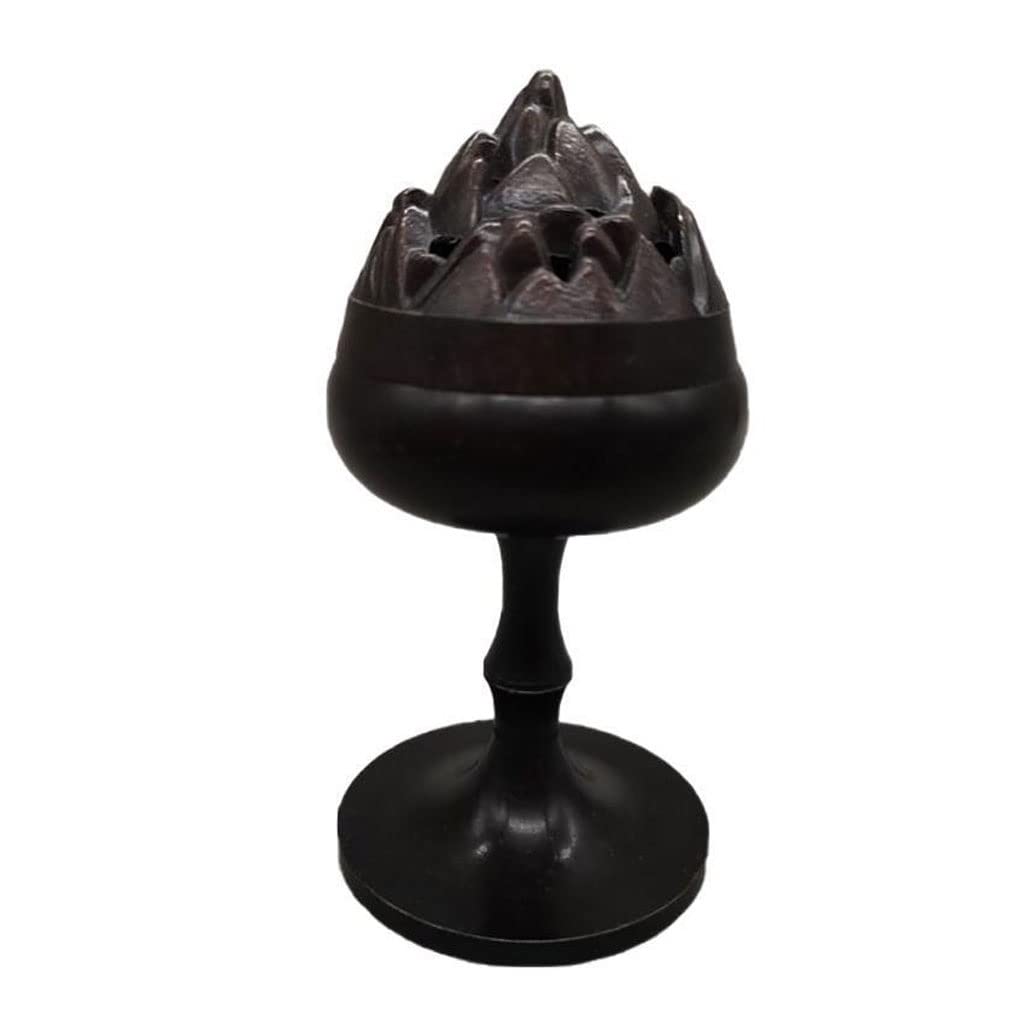 Basxdrfxz A Incense Holder Base Copper Incense Burner Creative Retro Zen Home Living Room Indoor Office Ornaments