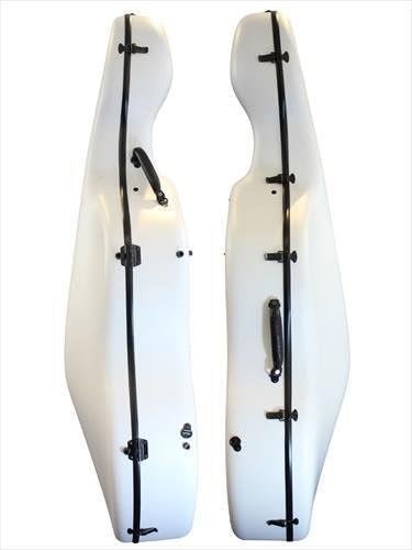 Orchestra Light 4/4 Cello Hard Case, Composite Carbon Fibre, MATT WHITE
