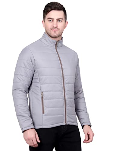 Image of KOTTY Men's Nylon Regular Solid Stylish Designed for Comfort and Warmth Puffer Jacket