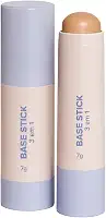 Base Stick 3 em 1, Base, Corretivo e Contorno, Acabamento Soft Matte, 7g, Resistente à Água, Longa Duração - Maquiagem (04, Padrão)