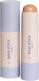 Base Stick 3 em 1, Base, Corretivo e Contorno, Acabamento Soft Matte, 7g, Resistente à Água, Longa Duração - Maquiagem (04, Padrão)