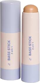 Base Stick 3 em 1, Base, Corretivo e Contorno, Acabamento Soft Matte, 7g, Resistente à Água, Longa Duração - Maquiagem (06, Padrão)