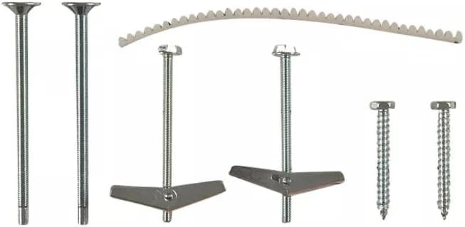 General Electric WB06X10889 Microwave Mounting Kit Fits GE Microwaves, Includes All Hardware for Secure Installation, Silver Finish